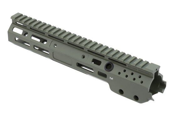 Ripcord Industries 10.55" LDR.C M-LOK AR-15 Handguard with a Ranger Green finish